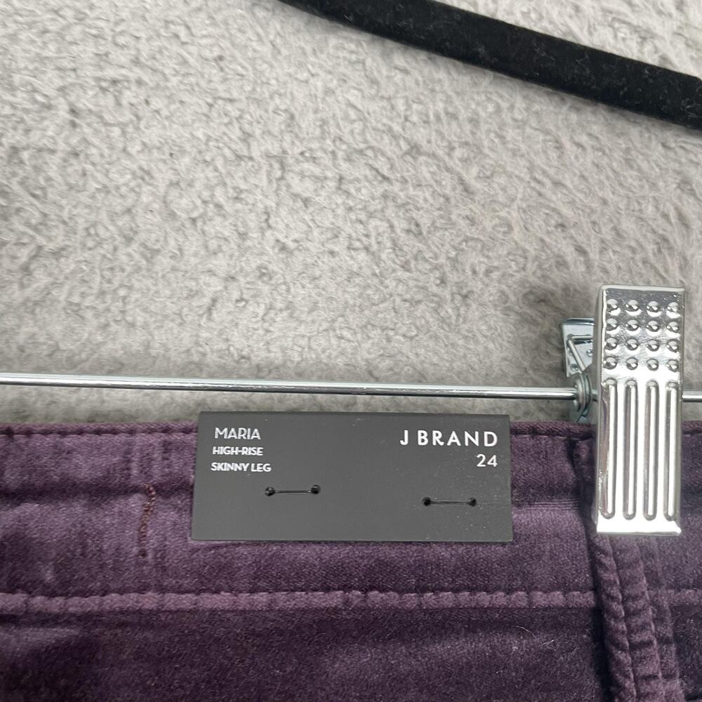 J Brand Pants Womens 24 Maria High Rise Skinny Velvet Stretch Fall Luxe Jeans - Picture 8 of 14